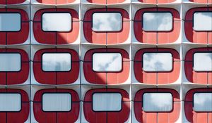 Preview wallpaper building, facade, windows, architecture, symmetry