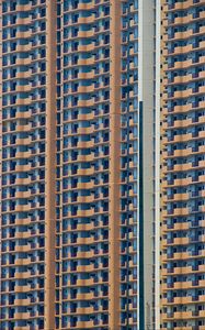 Preview wallpaper building, facade, windows, apartments