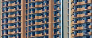 Preview wallpaper building, facade, windows, apartments