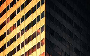 Preview wallpaper building, facade, windows, architecture