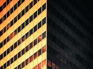 Preview wallpaper building, facade, windows, architecture