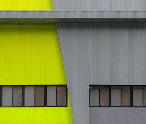 Preview wallpaper building, facade, windows, architecture, surface