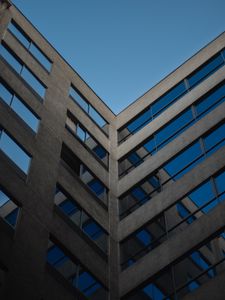 Preview wallpaper building, facade, windows, sky