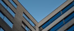 Preview wallpaper building, facade, windows, sky