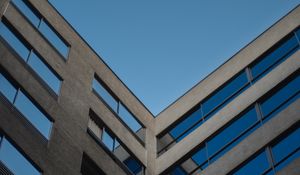 Preview wallpaper building, facade, windows, sky