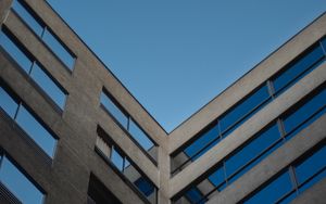 Preview wallpaper building, facade, windows, sky