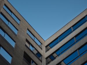 Preview wallpaper building, facade, windows, sky