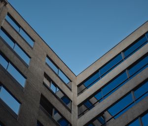 Preview wallpaper building, facade, windows, sky