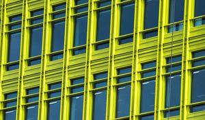 Preview wallpaper building, facade, windows, architecture, green