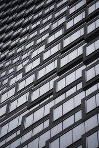 Preview wallpaper building, facade, windows, architecture, gray
