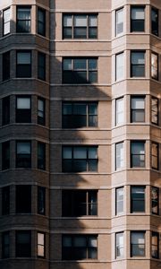 Preview wallpaper building, facade, windows, architecture, shadow