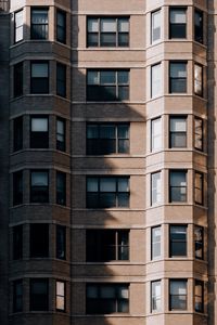 Preview wallpaper building, facade, windows, architecture, shadow