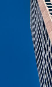 Preview wallpaper building, facade, windows, architecture, minimalism, blue