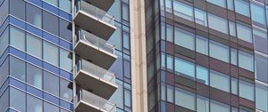 Preview wallpaper building, facade, windows, architecture, glass