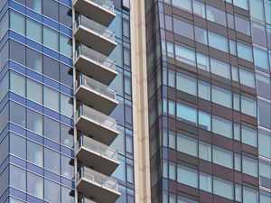 Preview wallpaper building, facade, windows, architecture, glass