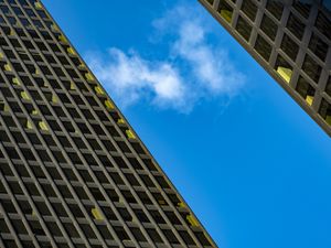 Preview wallpaper building, facade, windows, architecture, sky