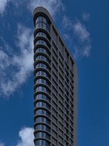 Preview wallpaper building, facade, windows, glass, sky