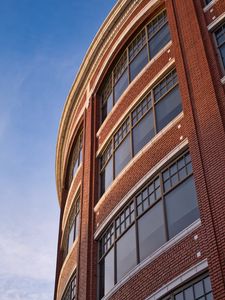 Preview wallpaper building, facade, windows, glass, bricks
