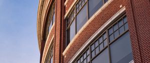 Preview wallpaper building, facade, windows, glass, bricks