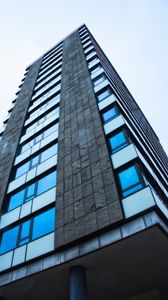 Preview wallpaper building, facade, windows, bottom view