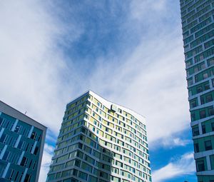 Preview wallpaper building, facade, windows, architecture, shadow, sky