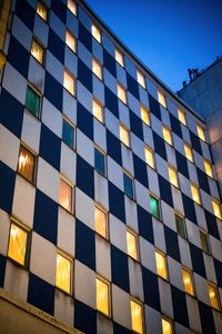 Preview wallpaper building, facade, windows, light, architecture