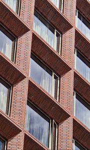 Preview wallpaper building, facade, windows, bricks