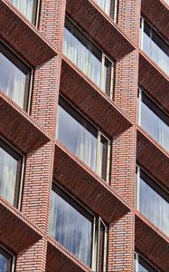 Preview wallpaper building, facade, windows, bricks