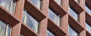 Preview wallpaper building, facade, windows, bricks