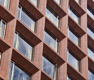 Preview wallpaper building, facade, windows, bricks