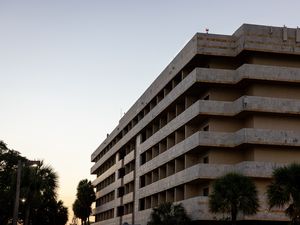 Preview wallpaper building, floors, facade, tree