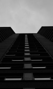 Preview wallpaper building, floors, windows, facade, dark
