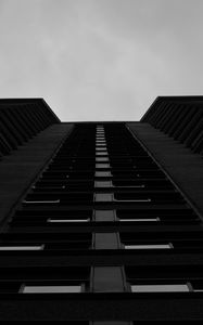 Preview wallpaper building, floors, windows, facade, dark