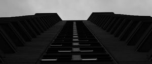 Preview wallpaper building, floors, windows, facade, dark