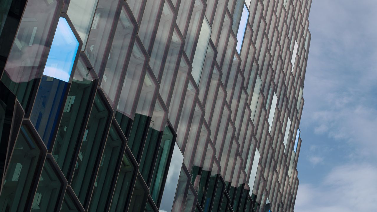 Wallpaper building, glass, architecture, facade