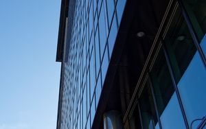 Preview wallpaper building, glass, architecture, construction, bottom view