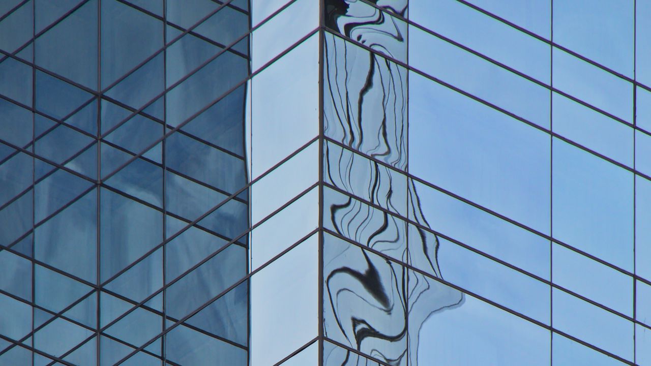Wallpaper building, glass, architecture, facade, reflection