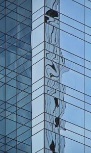 Preview wallpaper building, glass, architecture, facade, reflection