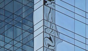 Preview wallpaper building, glass, architecture, facade, reflection