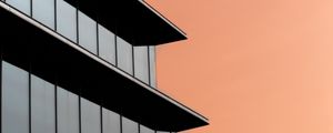 Preview wallpaper building, glass, facade, architecture, minimalism