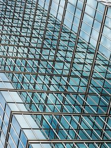 Preview wallpaper building, glass, facade, windows