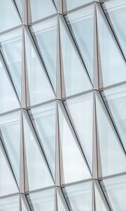 Preview wallpaper building, glass, facade, architecture, transparent, modern