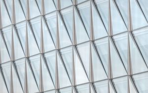 Preview wallpaper building, glass, facade, architecture, transparent, modern
