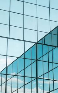 Preview wallpaper building, glass, reflection, architecture