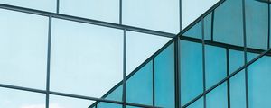Preview wallpaper building, glass, reflection, architecture