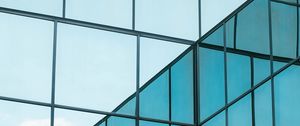 Preview wallpaper building, glass, reflection, architecture