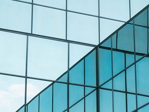 Preview wallpaper building, glass, reflection, architecture