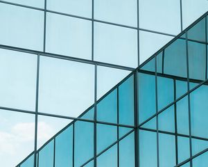 Preview wallpaper building, glass, reflection, architecture