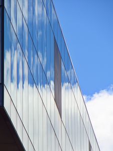 Preview wallpaper building, glass, reflection, sky, architecture