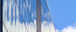 Preview wallpaper building, glass, reflection, sky, architecture